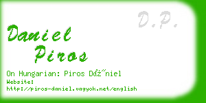 daniel piros business card